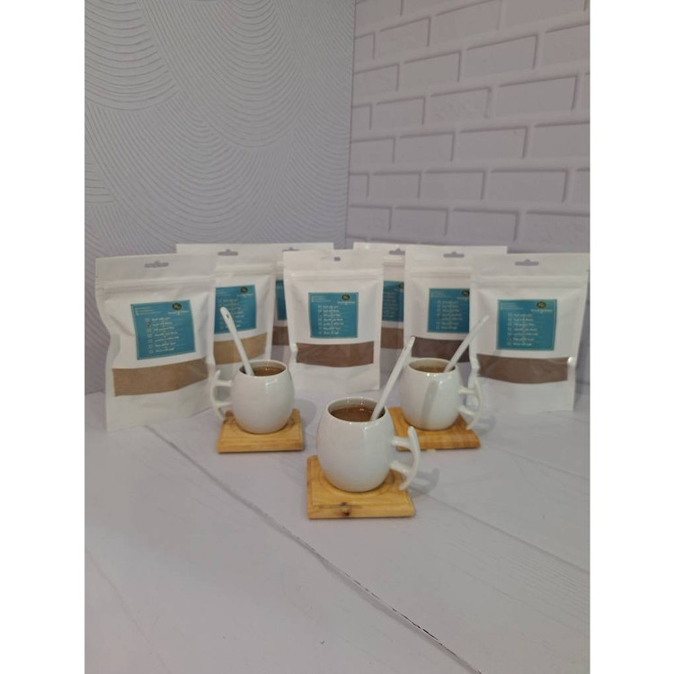 پکیج 7 عددی نوشیدنیهای گرم رژیمی (700 گرم) Cofee Homeمجموعه کامل ماسالا، لاته خرما، موکا و چاکلت فوری (رژیمی)